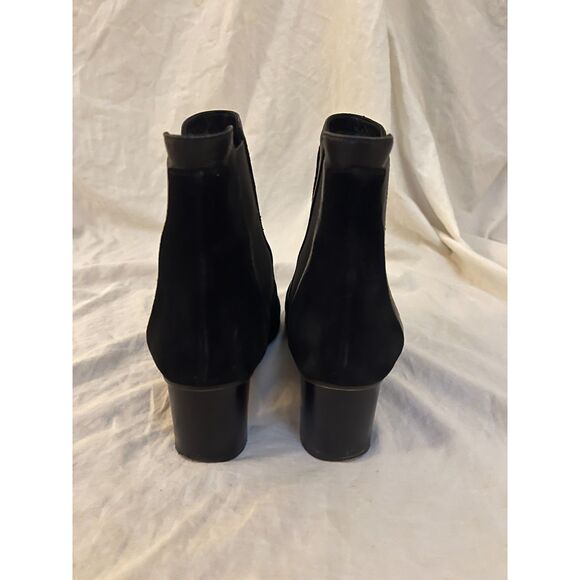 Sarah Flint Ankle Boots - 42 (US 11) - Black with Block Heel - Picture 7 of 8